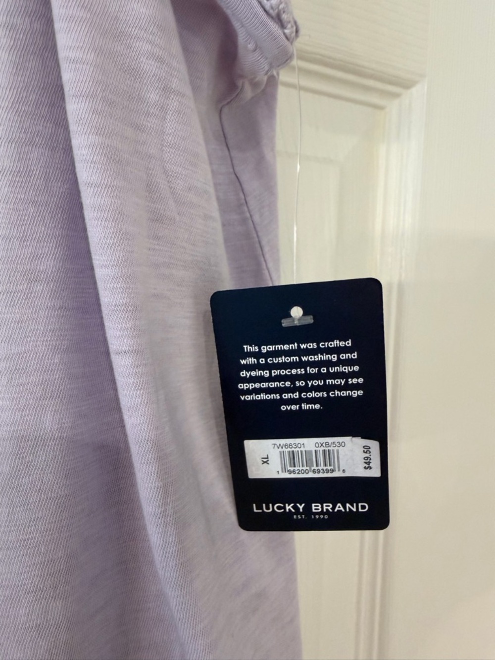 Lucky Brand Lavender Lace-Trim Tank Top NWT - Picture 4 of 4